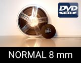 Normal 8mm Filmspule auf DVD