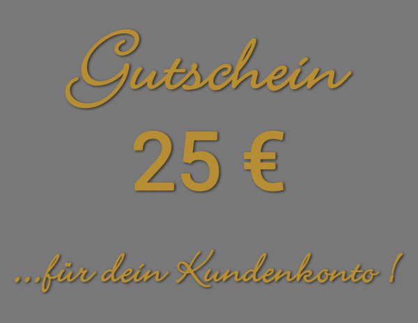 Gutschein 25€