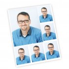 Photo Print Portrait approx. 9x13 cm + 5 Passport Photos