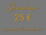 Gift voucher 25 €