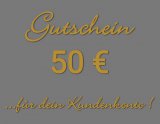 Gift voucher 50 €