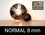 Normal 8mm Filmspule auf Archiv-DVD